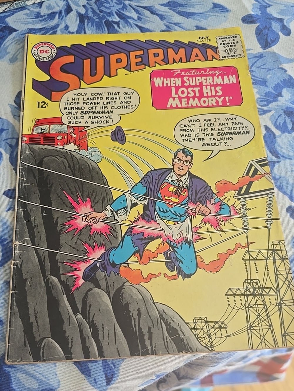 Superman 178 DC Comics Debut of Red/Gold Kryptonite Silver Age 1965